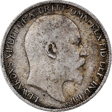 Great Britain, Edward VII, 6 Pence, 1910, Silver, F(12-15), KM:799