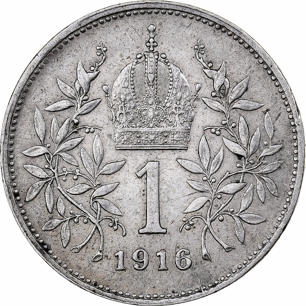 Austria, Franz Joseph I, Corona, 1916, Silver, EF(40-45), KM:2820