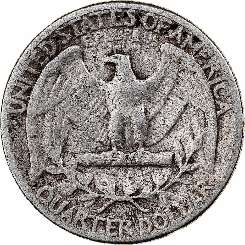 Estados Unidos, Quarter, Washington Quarter, 1942, U.S. Mint, Plata, BC+, KM:164
