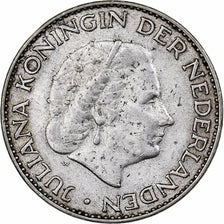 Netherlands, Juliana, Gulden, 1963, Silver, EF(40-45), KM:184