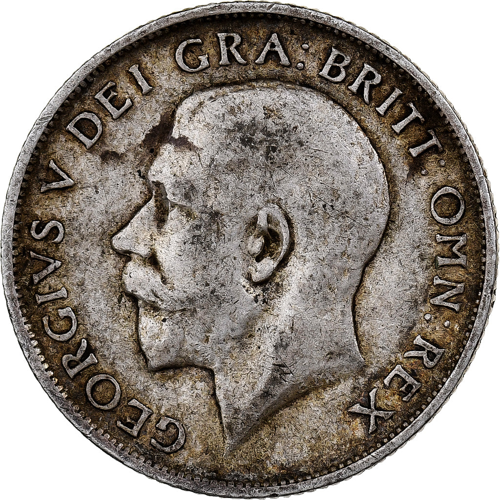 Great Britain, George V, Shilling, 1912, Silver, VF(20-25), KM:816
