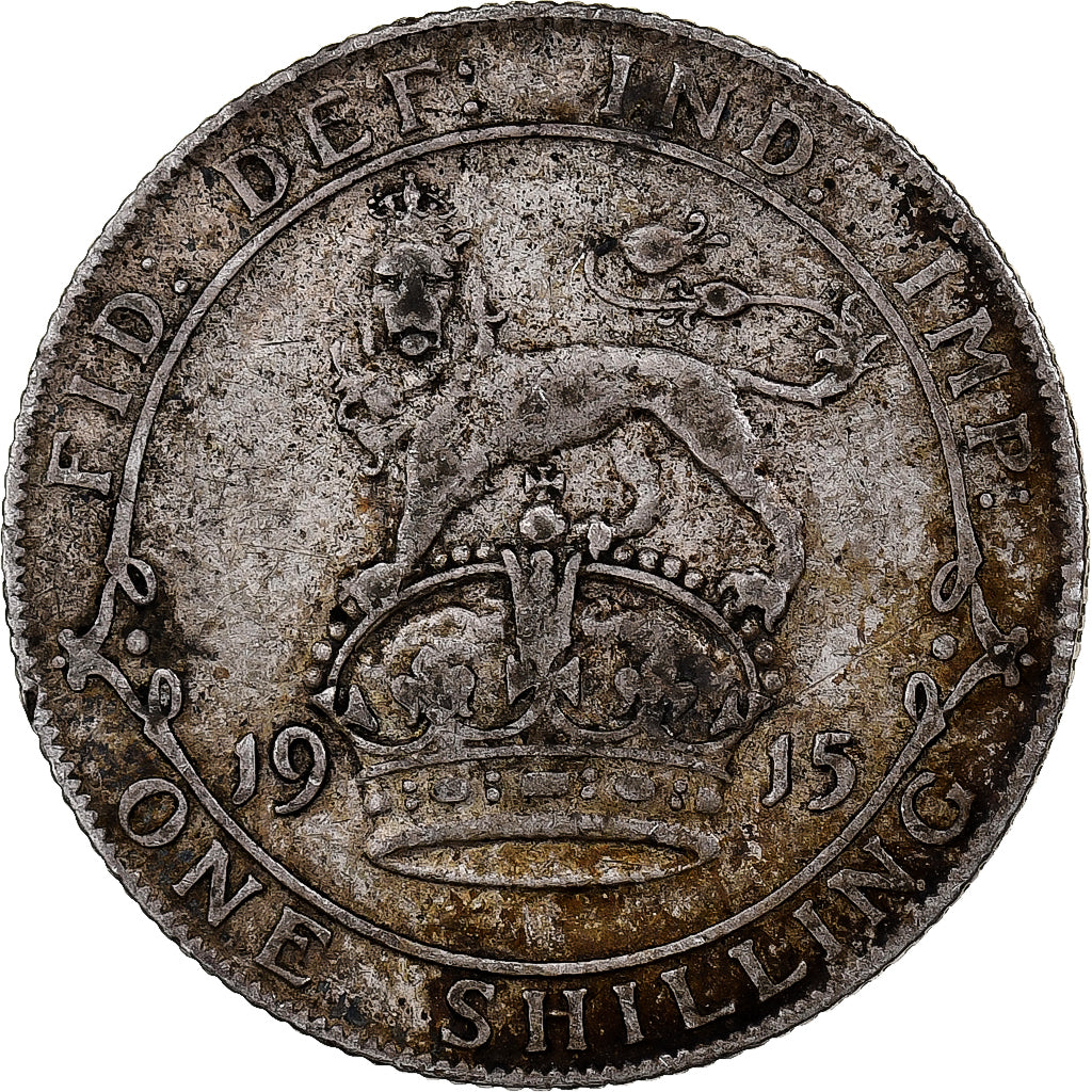 Great Britain, George V, Shilling, 1912, Silver, VF(20-25), KM:816