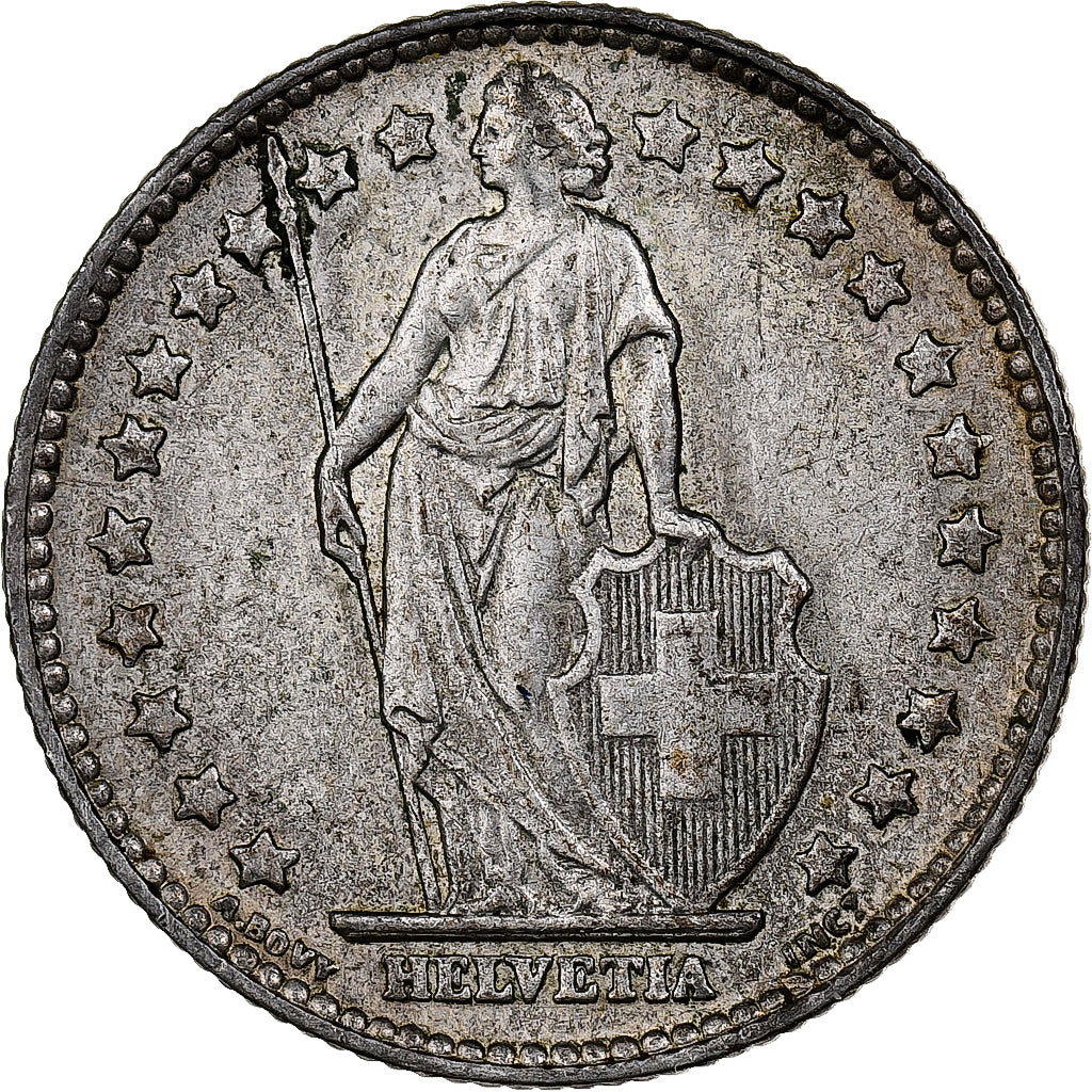 Suiza, Franc, 1961, Bern, Plata, MBC, KM:24