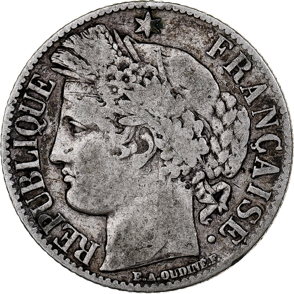 Francia, Franc, Cérès, 1888, Paris, Argento, MB, KM:822.1