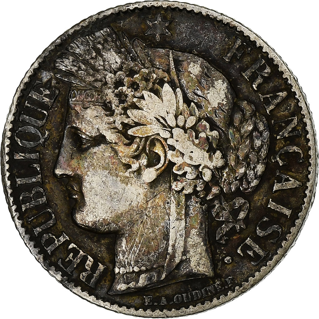 France, Franc, Cérès, 1888, Paris, Silver, VF(30-35), KM:822.1