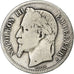 France, Napoléon III, Franc, Napoléon III, 1866, Paris, Argent, TB+, KM:806.1