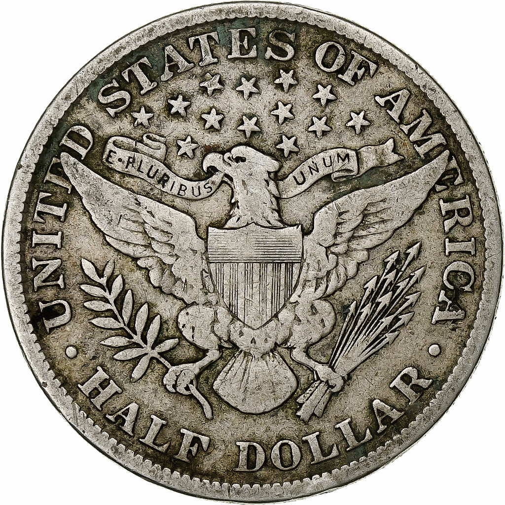 United States, Half Dollar, Barber Half Dollar, 1906, U.S. Mint, Silver