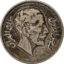 Iraq, Faisal I, Riyal, 200 Fils, 1932, Royal Mint, Silver, VF(20-25), KM:101