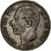 Spanien, Alfonso XII, 5 Pesetas, 1883, Madrid, Silber, S+, KM:688