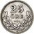 Suède, Gustaf V, 25 Öre, 1934, Argent, TB+, KM:785