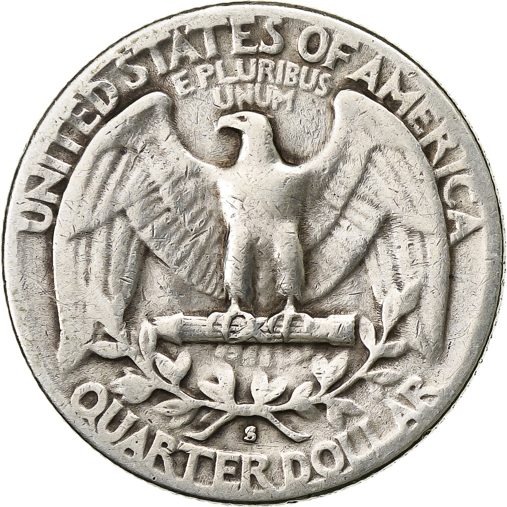 Estados Unidos, Quarter, Washington Quarter, 1953, U.S. Mint, Plata, BC+, KM:164