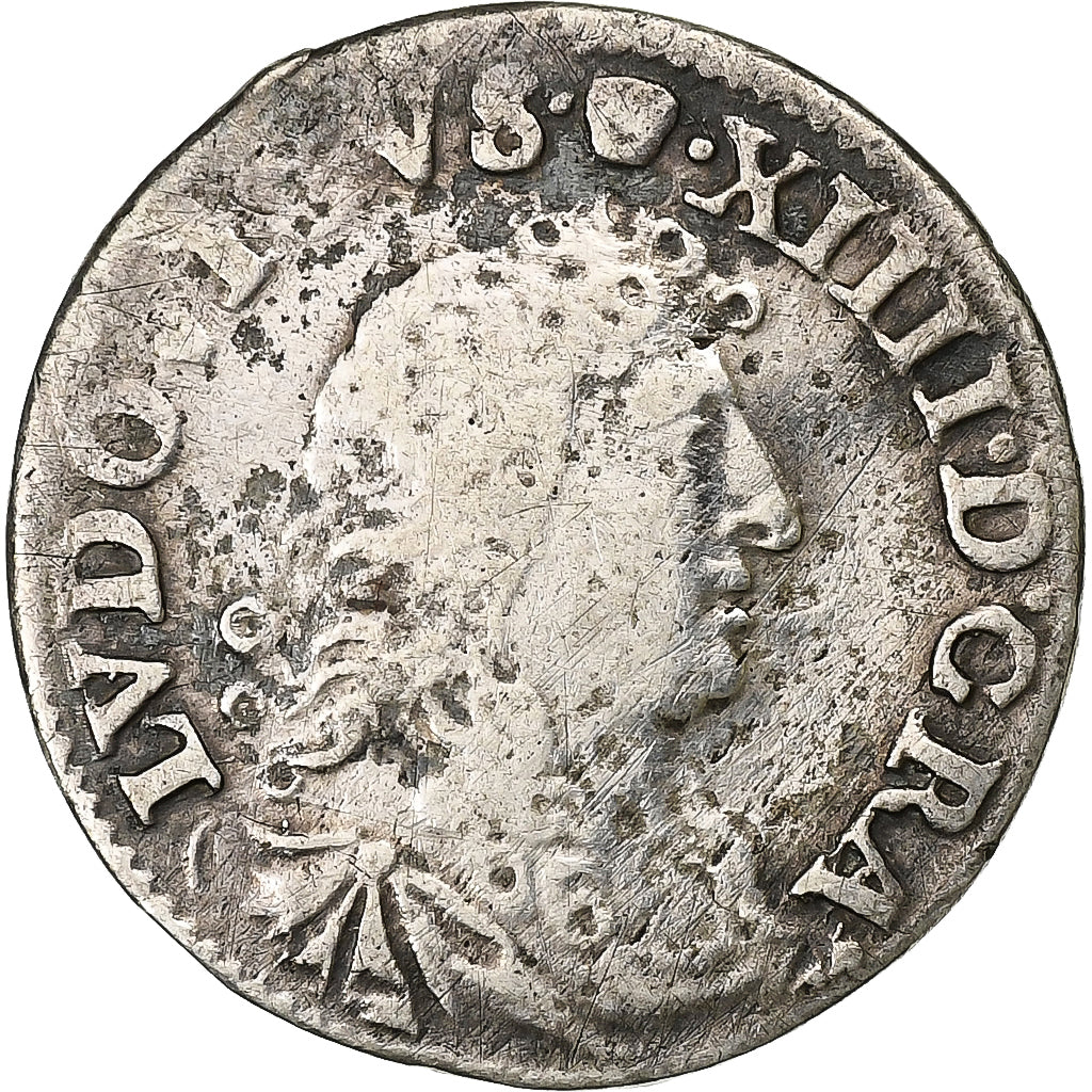 Francia, Louis XIV, 4 Sols, 4 Sols dits « des Traitants », 1677, Lyon