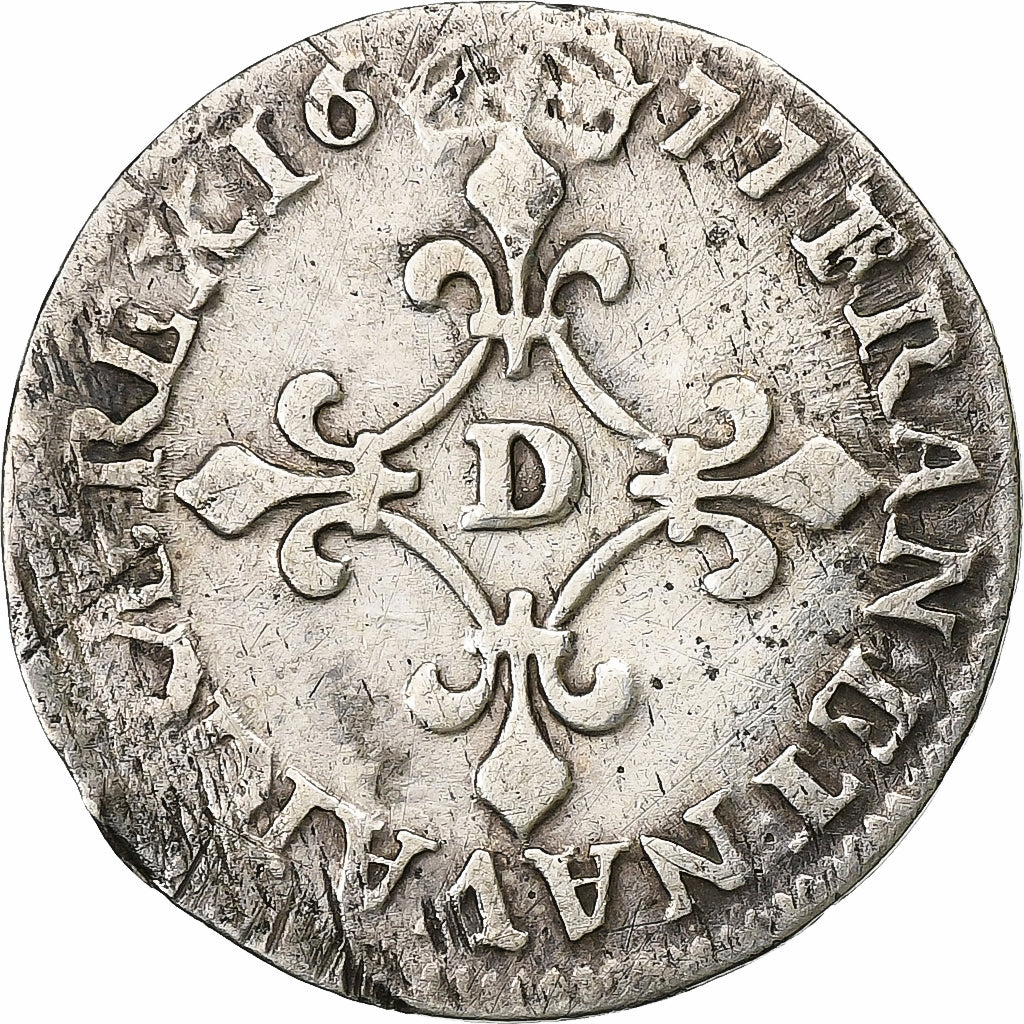 Francia, Louis XIV, 4 Sols, 4 Sols dits « des Traitants », 1677, Lyon