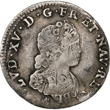France, Louis XV, 12 Sols, 1/10 ECU, 1/10 Écu Vertugadin, 1716, Toulouse, TB