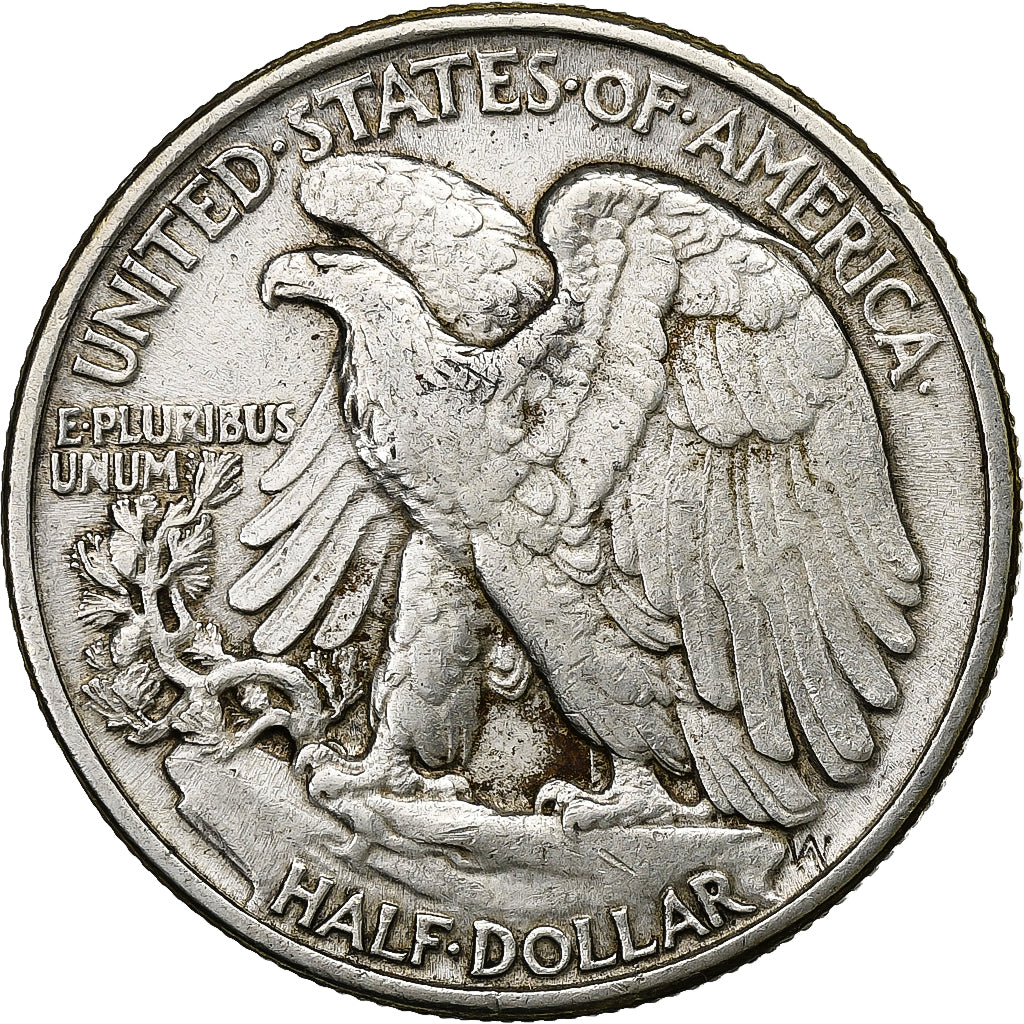 United States, Half Dollar, Walking Liberty Half Dollar, 1943, US Mint, AU 50-53