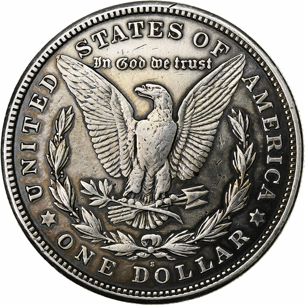 États-Unis, Morgan dollar, Morgan Dollar, 1921, San Francisco, Argent, TTB+