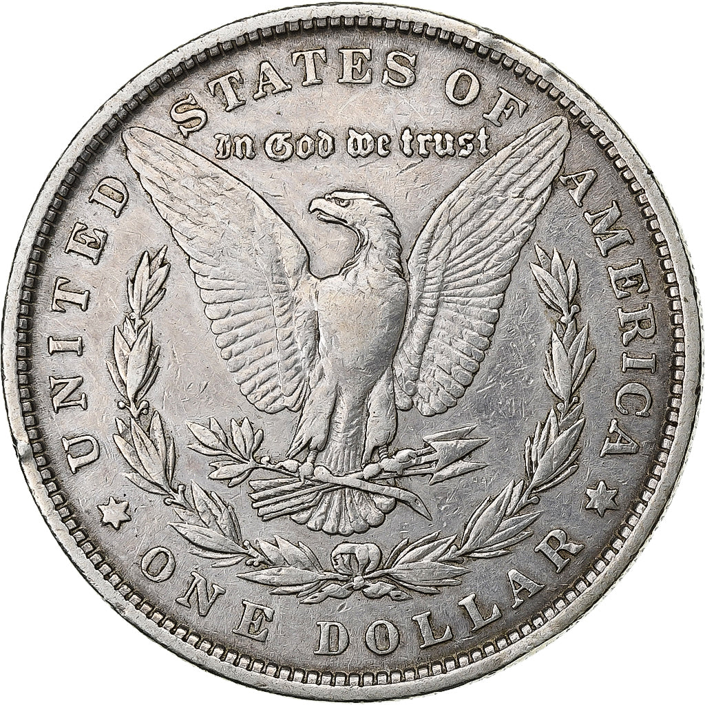 United States, Dollar, Morgan Dollar, 1880, U.S. Mint, Silver, AU(50-53), KM:110