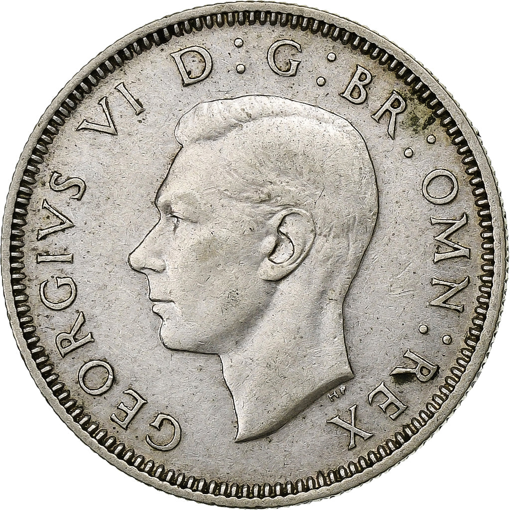 Great Britain, George VI, Shilling, 1937, Silver, AU(55-58), KM:853