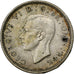Gran Bretaña, George VI, 6 Pence, 1941, Plata, EBC, KM:852