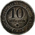 Belgio, Leopold II, 10 Centimes, 1894, Rame-nichel, BB, KM:43
