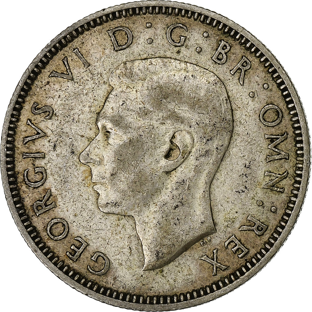 Grã-Bretanha, George VI, Shilling, 1940, Prata, AU(50-53), KM:853