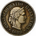 Suiza, 5 Rappen, 1882, Bern, Cobre - níquel, BC+, KM:26