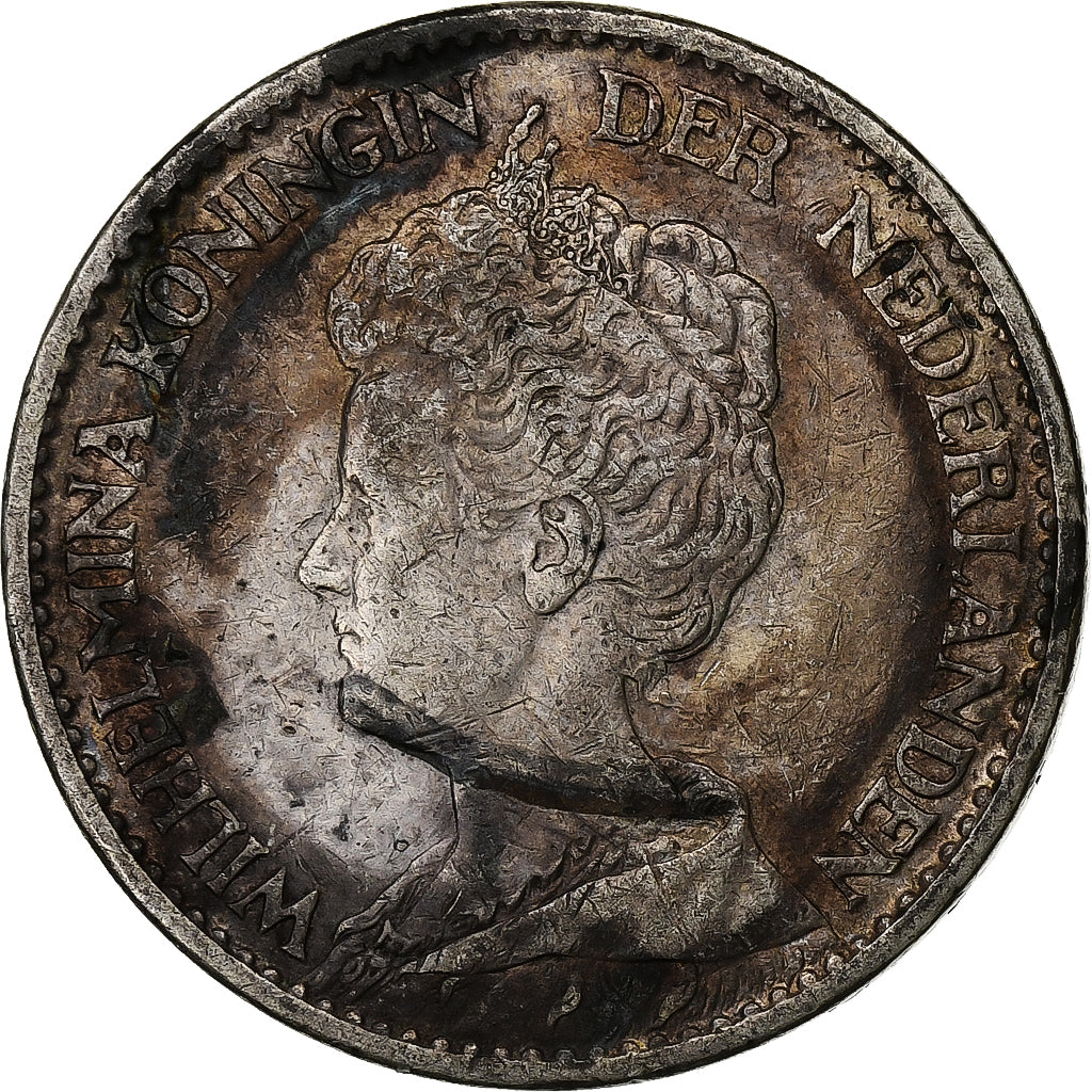 Pays-Bas, Wilhelmina I, Gulden, 1915, Argent, TTB, KM:148