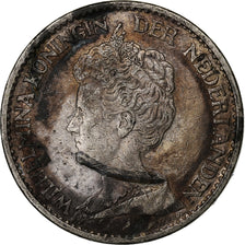 Netherlands, Wilhelmina I, Gulden, 1915, Silver, EF(40-45), KM:148