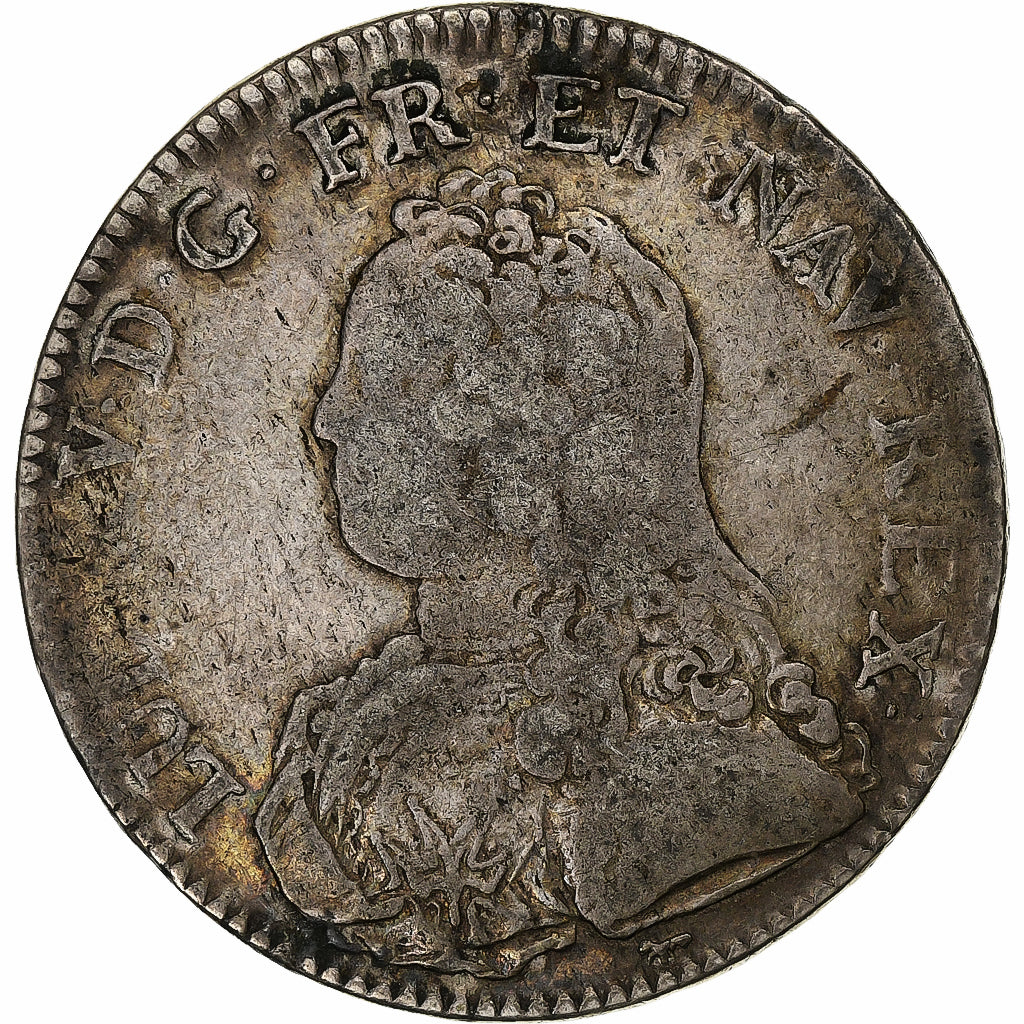 France, Louis XV, Ecu, Écu aux branches d'olivier, 1726, Paris, Silver