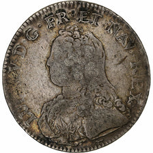 France, Louis XV, Ecu, Écu aux branches d'olivier, 1726, Paris, Silver