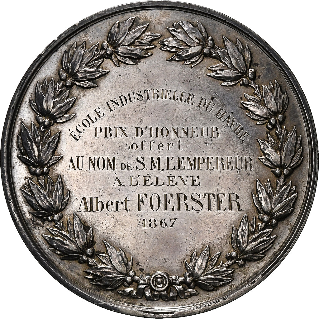 France, Medal, 1867, Silver, AU(55-58)