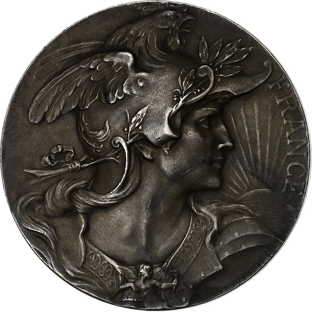 Francja, medal, Srebro, AU(55-58)