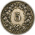 Suiza, 5 Rappen, 1884, Bern, Cobre - níquel, BC+, KM:26