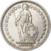 Suiza, 2 Francs, 1922, Bern, Plata, MBC, KM:21