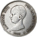 Spain, Alfonso XIII, 5 Pesetas, 1888, Madrid, Silver, VF(30-35), KM:689