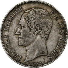 Belgium, Leopold I, 5 Francs, 5 Frank, 1851, Silver, EF(40-45), KM:17