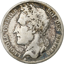 Belgium, Leopold I, 5 Francs, 5 Frank, 1833, Silver, VF(30-35), KM:3.1