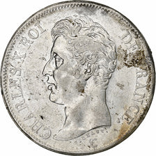 Francia, 5 Francs, Charles X, 1826, Lille, Argento, BB, KM:720.13