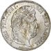Francia, 5 Francs, Louis-Philippe, 1837, Rouen, Argento, BB+, KM:749.2