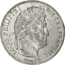 France, 5 Francs, Louis-Philippe, 1842, Lille, Silver, VF(30-35), KM:749.13