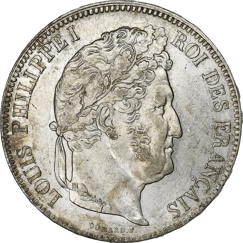France, 5 Francs, Louis-Philippe, 1834, Paris, Silver, EF(40-45), KM:749.1