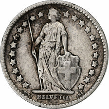Switzerland, 1/2 Franc, 1899, Bern, Silver, VF(30-35), KM:23
