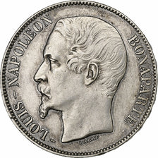 Francia, 5 Francs, Napoléon III, 1852, Paris, Plata, EBC, KM:773.1