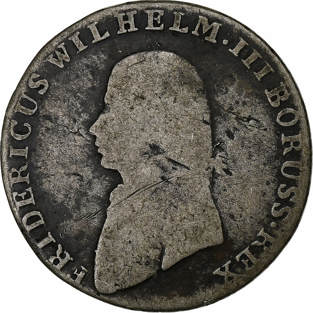 German States, PRUSSIA, Friedrich Wilhelm III,4 Groschen,1803,Berlin, F, Silver