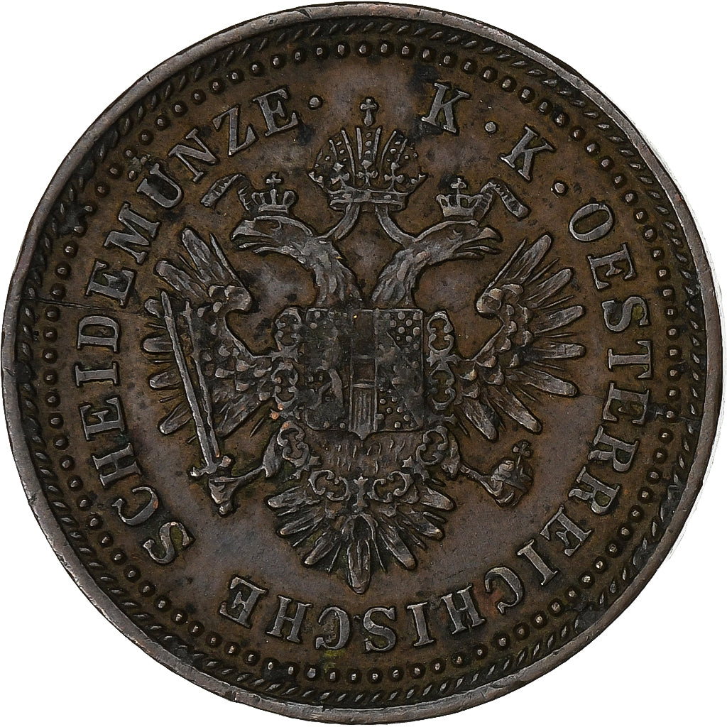 Österreich, Franz Joseph I, Kreuzer, 1851, Vienna, Kupfer, SS, KM:2185