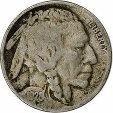 États-Unis, 5 Cents, Buffalo Nickel, 1928, U.S. Mint, Cupro-nickel, TB, KM:134