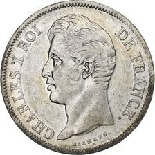 Frankreich, 5 Francs, Charles X, 1830, Lille, Silber, SS, KM:728.13