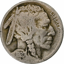 Estados Unidos, 5 Cents, Buffalo Nickel, 1920, Philadelphia, Cobre - níquel