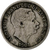 Luksemburg, Adolphe, 10 Centimes, 1901, Miedź-Nikiel, EF(40-45), KM:25