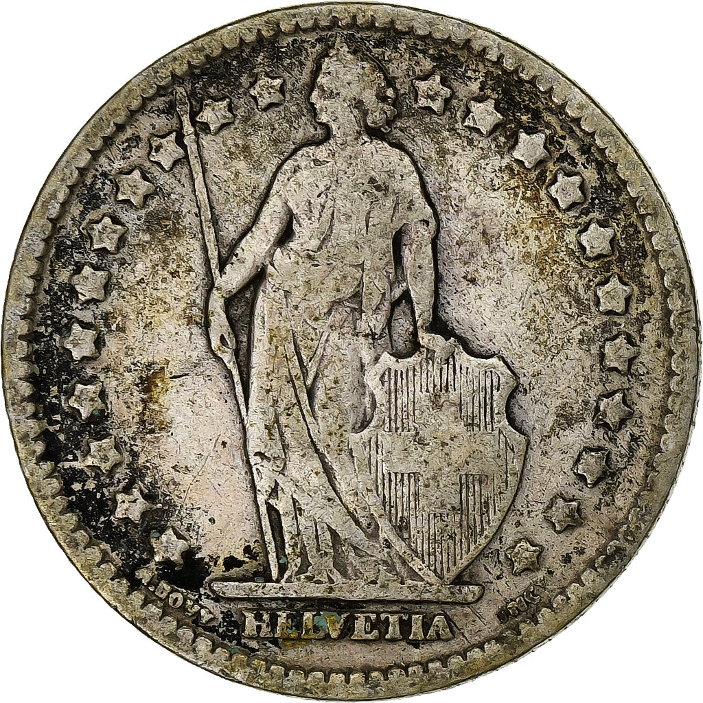 Schweiz, Franc, 1914, Bern, Silber, S, KM:24